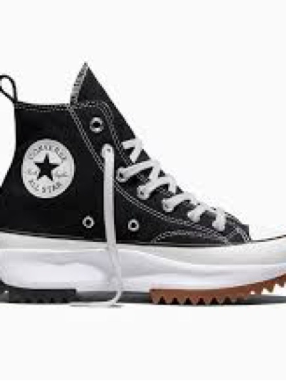 Converse Run Star Hike Hi Black/White/Gum Men's Sneakers